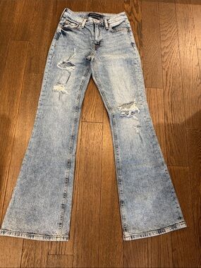 Aeropostale Distressed Flare Jeans